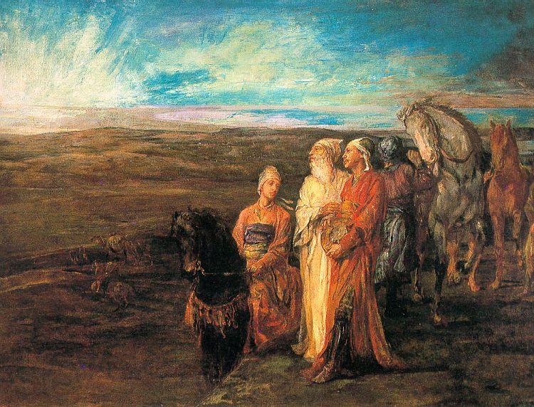 John La Farge Halt of the Wise Men Norge oil painting art